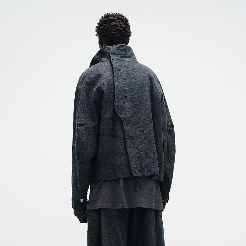 OPENING STAND-COLLAR JACKET