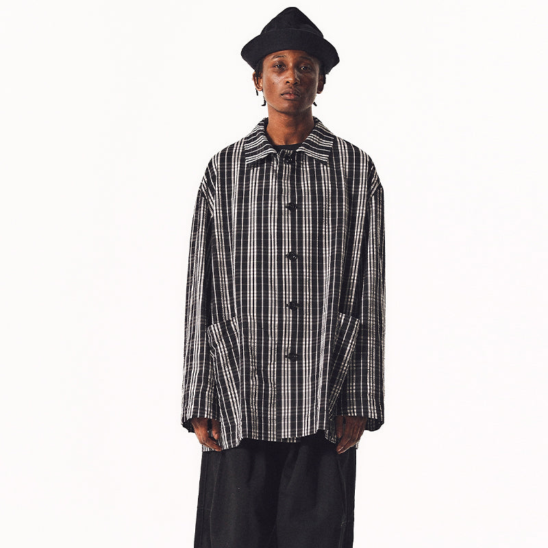 TEXTURE MID-LENGTH COAT