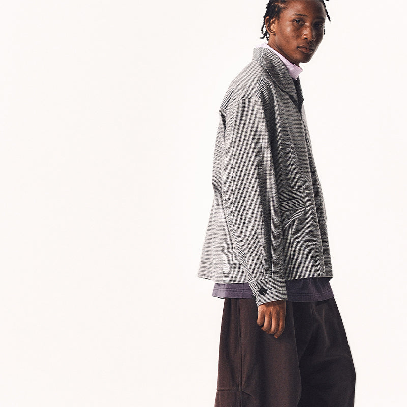 OVERLAPPING COLLAR JACKET