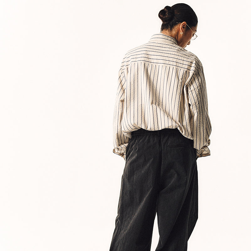 TEXTURED STRIPED SHIRT
