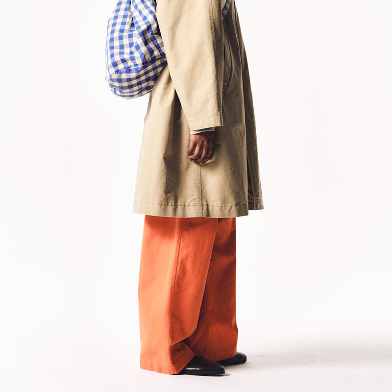 ORANGE STRAIGHT-LEG PANTS