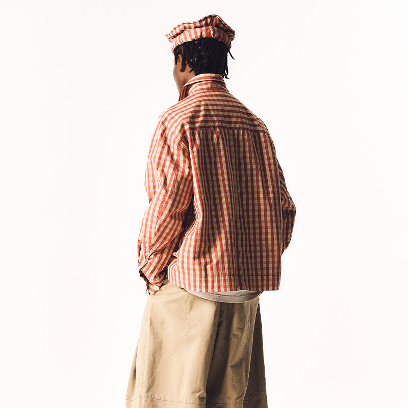 OVERLAPPING COLLAR JACKET