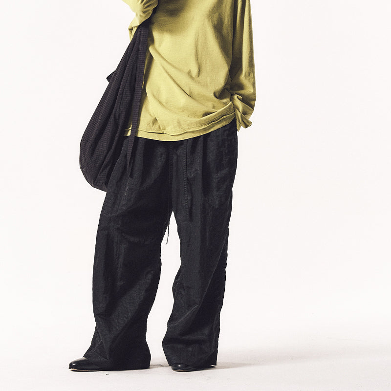 NYLON WRINKLED PANTS