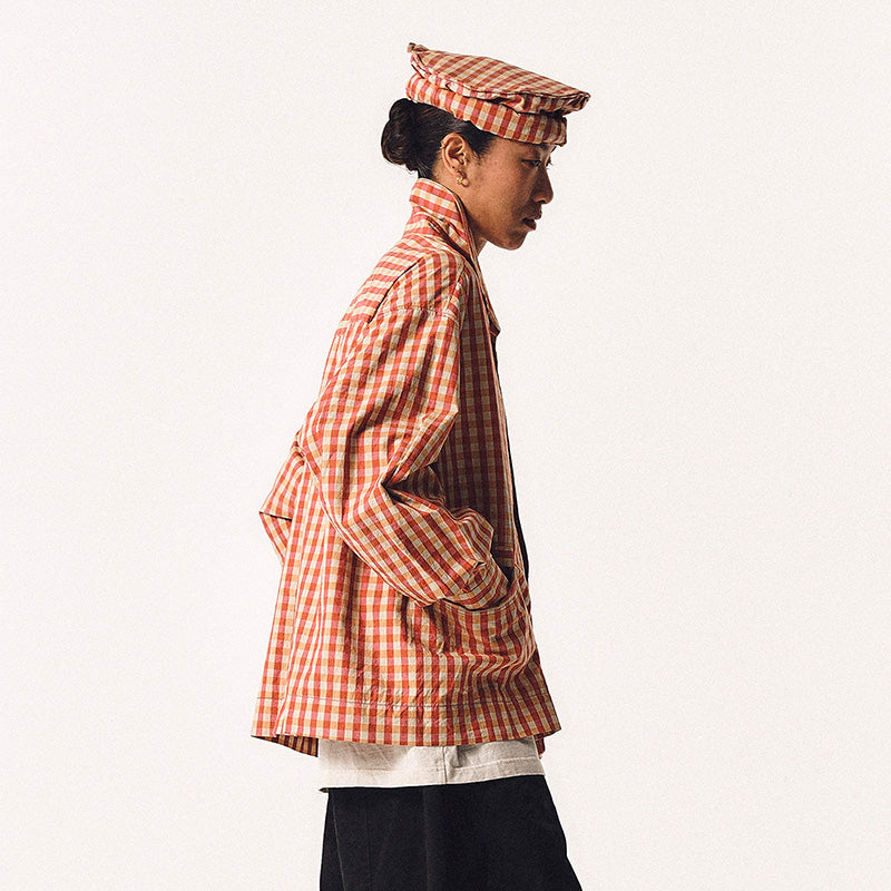 OVERLAPPING COLLAR JACKET