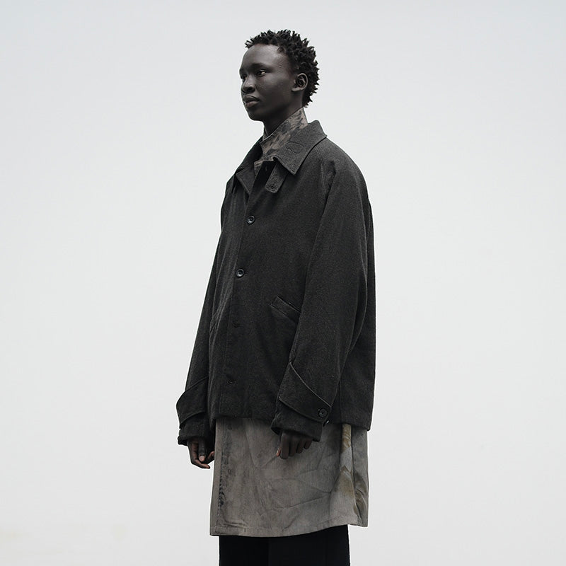 DROP-SHOULDER JACKET