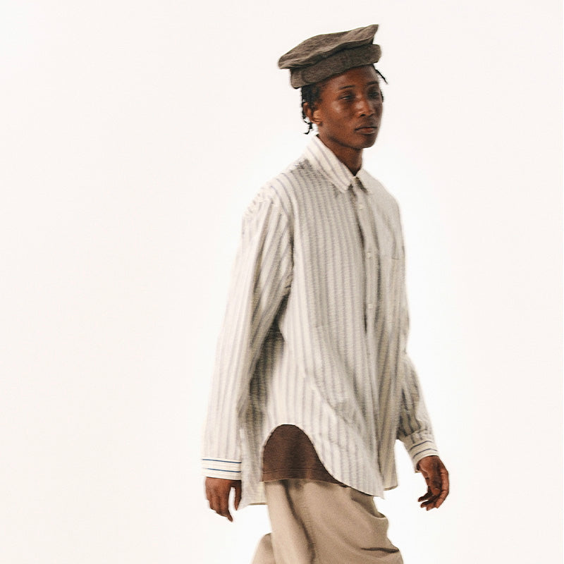 TEXTURED STRIPED SHIRT