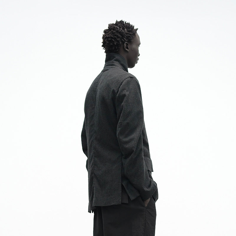DYEING STAND-COLLAR SUIT