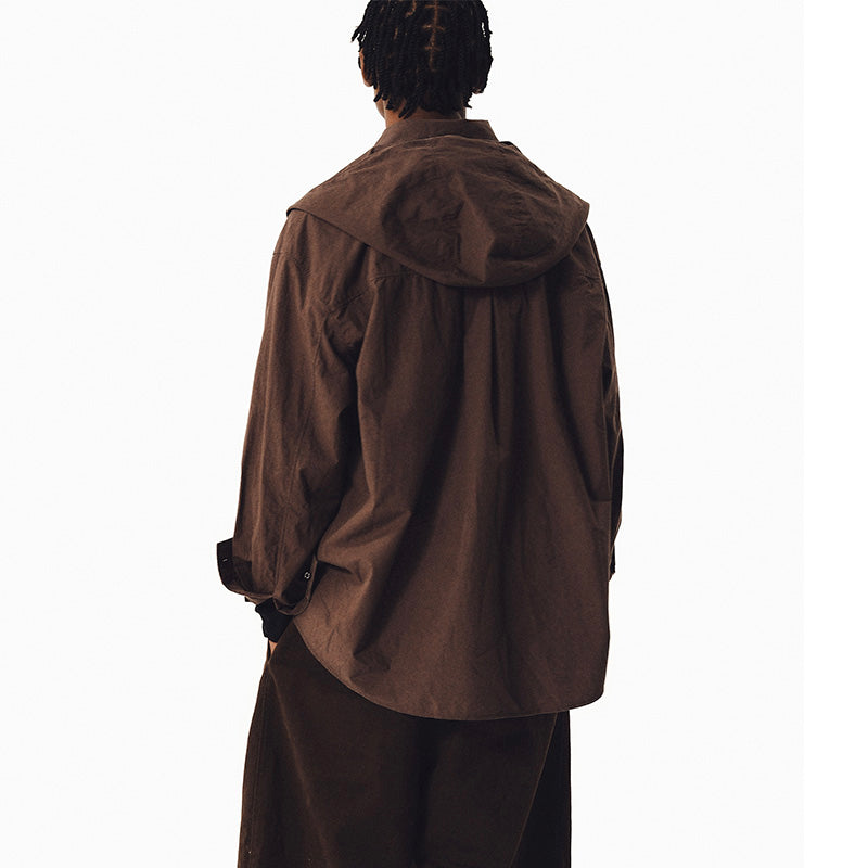 HOODED SHIRT