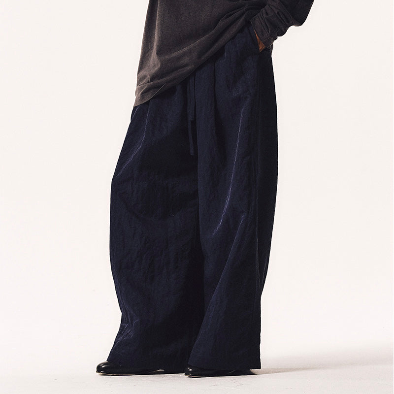 NYLON WRINKLED PANTS