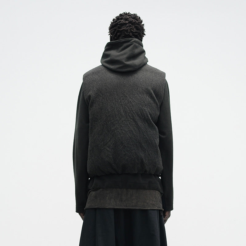 WOOLEN DOWN VEST