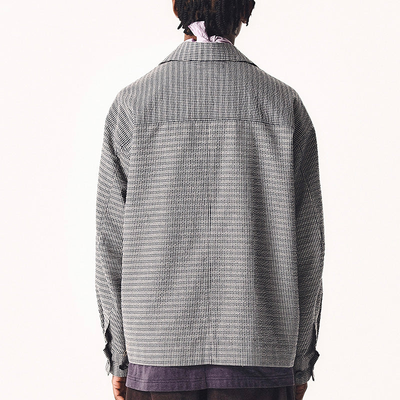 OVERLAPPING COLLAR JACKET