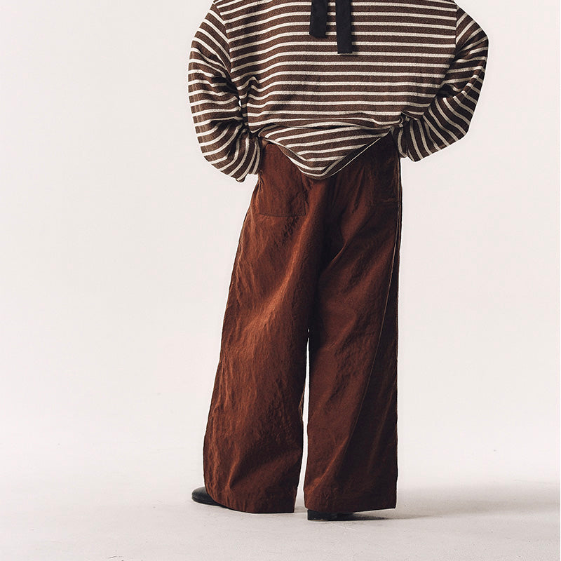 NYLON WRINKLED PANTS